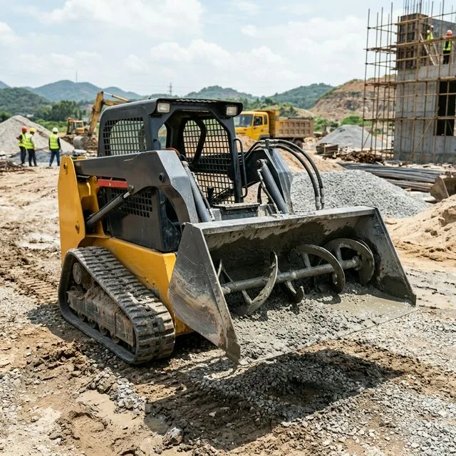 Skid Steer Concrete Mixer